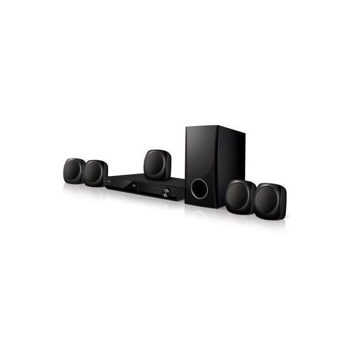 2283129-3.jpg LG LHD 427 Ultra Bass Bluetooth 5.1-Channel DVD Home Theater Speaker System - Black - Image 1