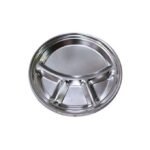 12 Pieces Set Of Strong Stainless Steel Partition Plates - Silver - Image 2