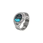 Haino teko Germany Smart Watch Stainless Steel Bluetooth Call Music Sports Health Heart Monitoring for Android and IOS, Silver, RW23 - Image 2