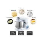 Hoffmans 6L 3In1Blender Dough Hand Stand Mixer Food Processor- White - Image 2
