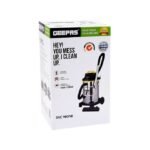 Geepas 2 in 1 Blow and Wet & Dry Vacuum Cleaner With Powerful Copper Motor Stainless Steel Drum Tank With Dust Full Indicator Silver - Image 3