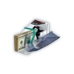 Portable Bill Counter Mini Money Counting Machine Handy Counter-White - Image 3