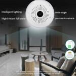 Bulb Light Camera CCTV Home Security IP WiFi Wireless VR 380 Camera - Image 5