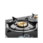 Electro Master Triple Burner Gas Cooker Tempered Glass And Auto Ignition-Silver - Image 3