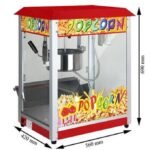 1300W Commercial Electric Popcorn Maker Machine - Movie Theatre Style Popcorn with Roof Top Design & Multi-Colour Options - Image 2