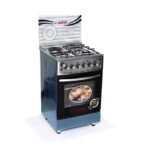 Sano 55X55 3 GAS 1 Electric Cooker With Rotisserie - Silver - Image 4