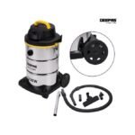 Geepas 2 in 1 Blow and Wet & Dry Vacuum Cleaner With Powerful Copper Motor Stainless Steel Drum Tank With Dust Full Indicator Silver - Image 5