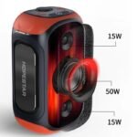 Speakers HOPESTAR PARTY 300 80W High Power Speaker Outdoor Wireless Column RGB Light Karaoke Sound Box Subwoofer caixa de som Bluetooth - Image 3