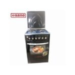 Sano 55X55 3 Gas 1 Electric Cooker With Rotisserie - Black - Image 3