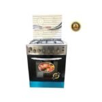 Sano 60X60 Full Gas, Timer, Ignition, Double Burner Oven With Rotisserie - Silver - Image 2