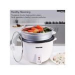Geepas 3-IN-1 Rice Cooker & Steamer with Keep Warm 2.8Litres -White