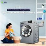 SPJ 10Kg Front Load Fully Automatic Washing Machine -Grey - Image 6