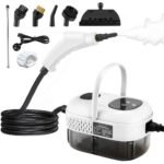 2500W Portable Handheld Steam Cleaner – 1100ml Tank, 6-Speed, 3 Brush Heads