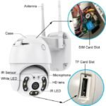Smart Camera Ptz Dome 4g Sim Lte Video Surveillance Outdoor Ecurity Monitor 1080p H.265x Cctv Camera Sd Card - Camera - Image 4