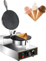Electric Ice Cream Cone Maker 1200W Commercial Waffle Cone Machine, 110V Stainless Steel Egg Cone Baker price in Uganda