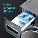 CHiQ 10kg Front Load Washing Machine, AI One Touch, Quick Wash, 1400 RPM, Inverter Motor, Child Lock - Silver - Image 7