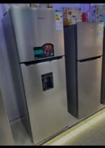 Hisense 419 Liters Double Door Dispenser Nofrost Refrigerator- Silver - Image 3