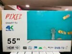 Pixel 55 Inch 4K Android Smart TV – Black