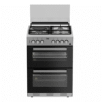 Beko Cooker 3 Gas + 1 Electric, double oven – FDF63110DXSL Semi inox - Image 3