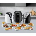 Black+Decker 3.5L 1500W Manual Air Fryer with Rapid Air Convection Technology, Black/White - AF220-B5 - Image 6