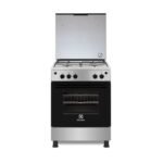 Electrolux 60cms 4 Burners Gas Cooker with Gas Oven - Stainless Steel