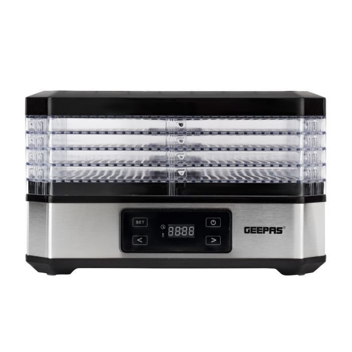 gfd63013n_-_44666229719340589348.jpg Geepas 5 layers 500w digital food dehydrator GFD63013N - Image 1