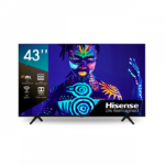 Hisense 43 FHD Smart TV with Inbuilt Wi-Fi, Decoder, YouTube & Netflix - Black