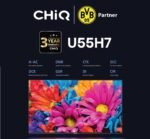 Chiq 55 4K UHD QLED Smart Android 9.0 TV - Black | Ultra HD Resolution & Smart Features - Image 2