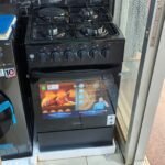 Midea gas electric cooker 3gas 1 electric plate and electric oven 50cm by 60cm with self ignition