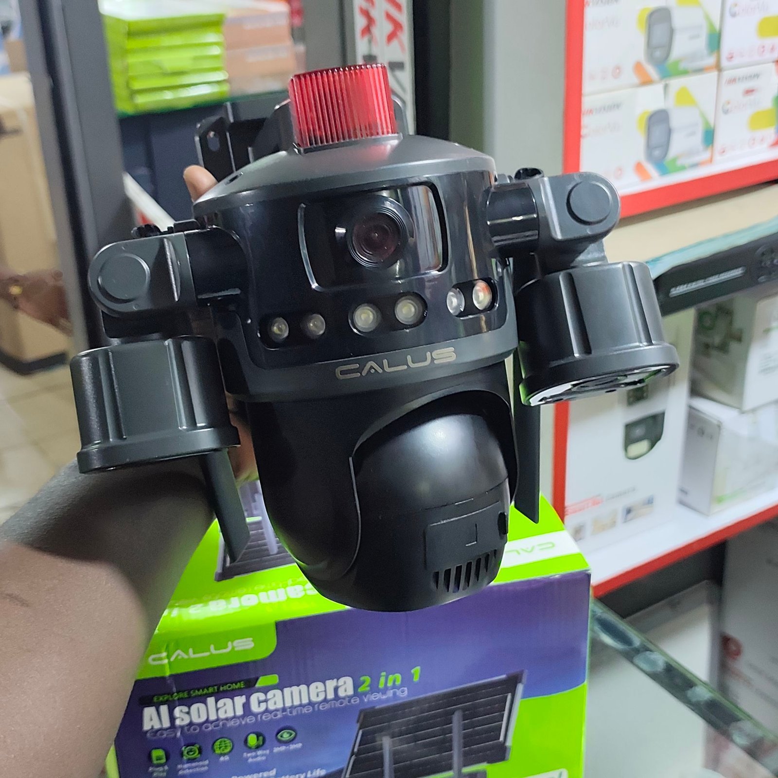 img_20250630_1631352771866393882614927.jpg CALUS solar camera 2 in 1 Easy to achieve real-time remote viewing VC15-4G - Image 1