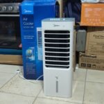 Midea AC100-18B Multifunction Eco Air Cooler – 50W, 4.8L Water Tank, Wide-Angle Airflow, Portable with Caster Wheels - Image 3