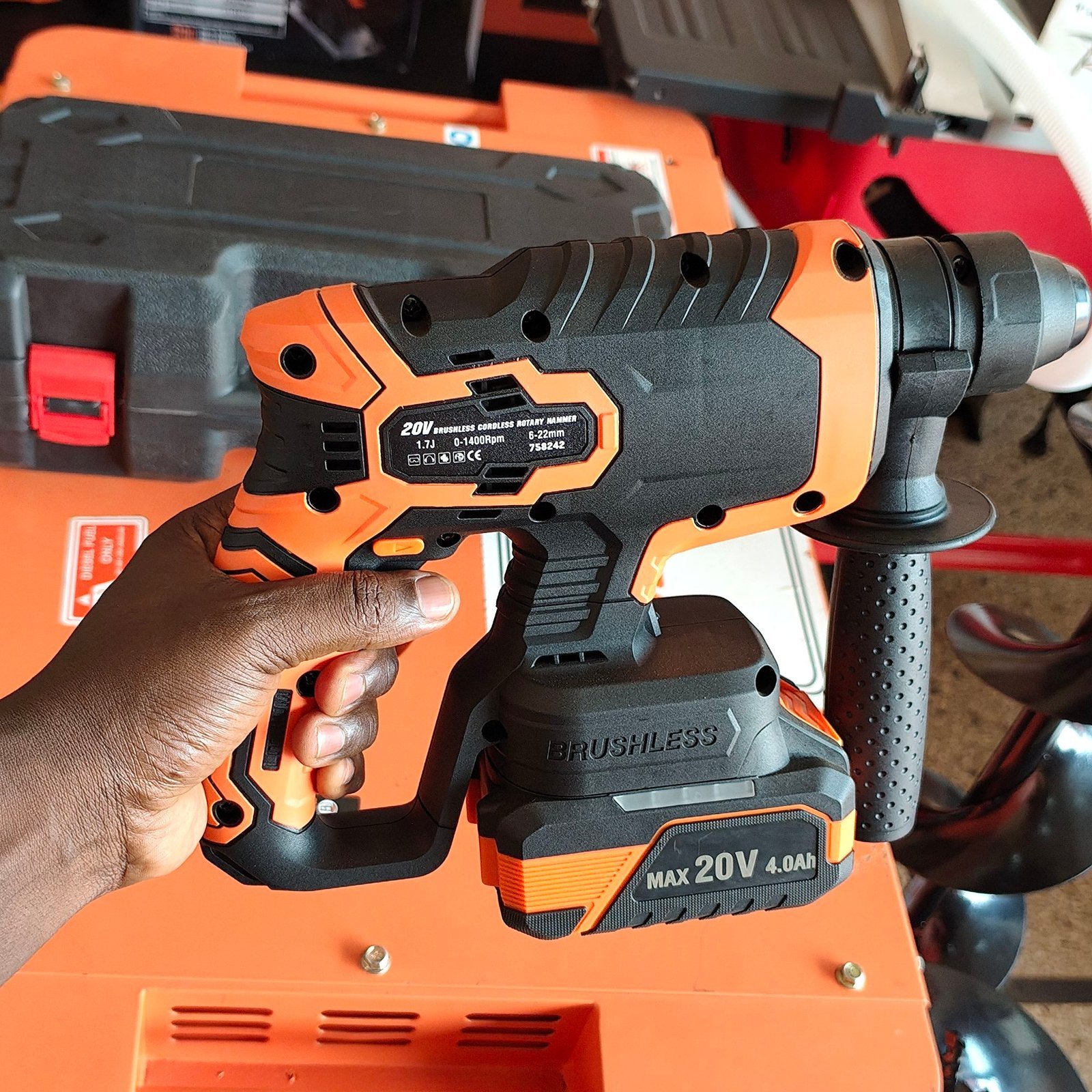 img_20250717_1237493334211209919028871.jpg Harden plus 20v brushless cordless rotary hammer - Image 1