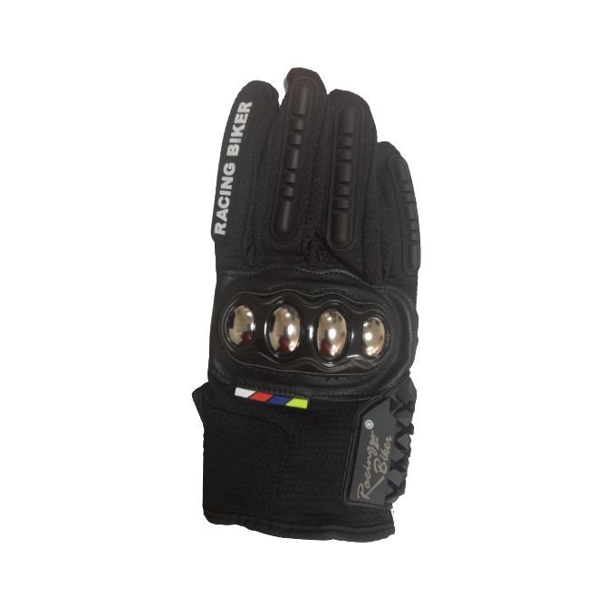 motorcycle-full-finger-metal-knuckles-sport-gloves-1.jpg Motorcycle Full Finger Metal Knuckles Sport Gloves - Black - Image 1