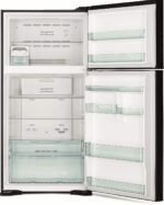 Hitachi 600Ltrs 2-Door Top Freezer Fridge w/ Inverter Compressor (Glass Black) | RVG800PUN7GBK - Image 3