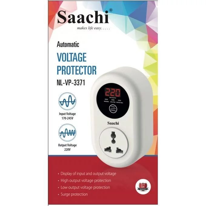 saachi-15-amps-voltage-power-guard-all-electronic-equipment-guard-white-11366931094904116391.jpg Saachi 15 Amps Voltage/Power Guard (All Electronic Equipment guard) – White - Image 1