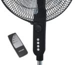 SONASHI SF-8027SR 16'' Stand Fan, Remote Control, 3 Speed, Auto Wind Flow, 5-Blade - Black - Image 6